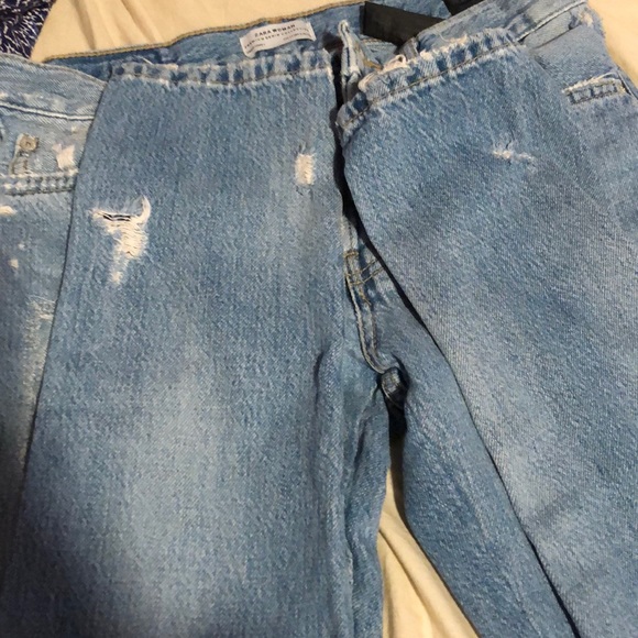 Zara Mid Rise Boyfriend Jeans - Picture 4 of 4